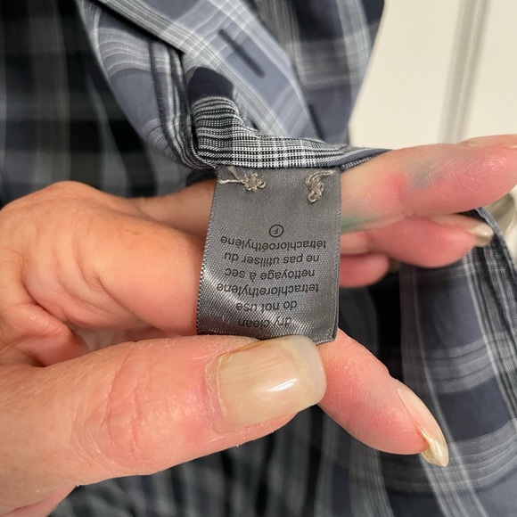 John Varvatos, Plaid Button Down Shirt Sz XL - Picture 5 of 10